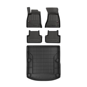 Audi S4 Floor-Trunk Mats - Omac - 3D Premium - Black - '15-'24